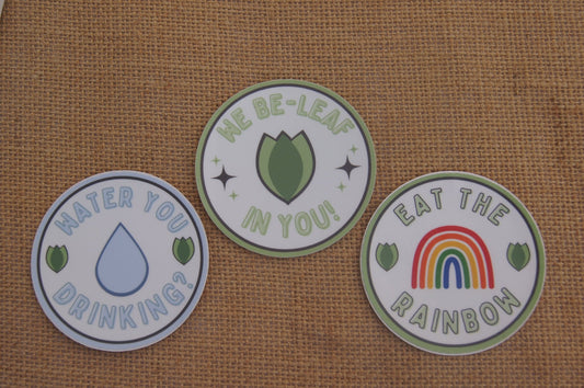 Sticker Bundle (3 Pack) - A Healthy Reminder