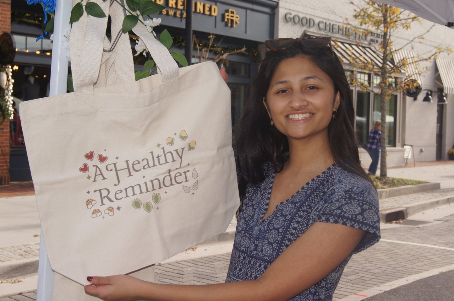 Tote Bag - A Healthy Reminder