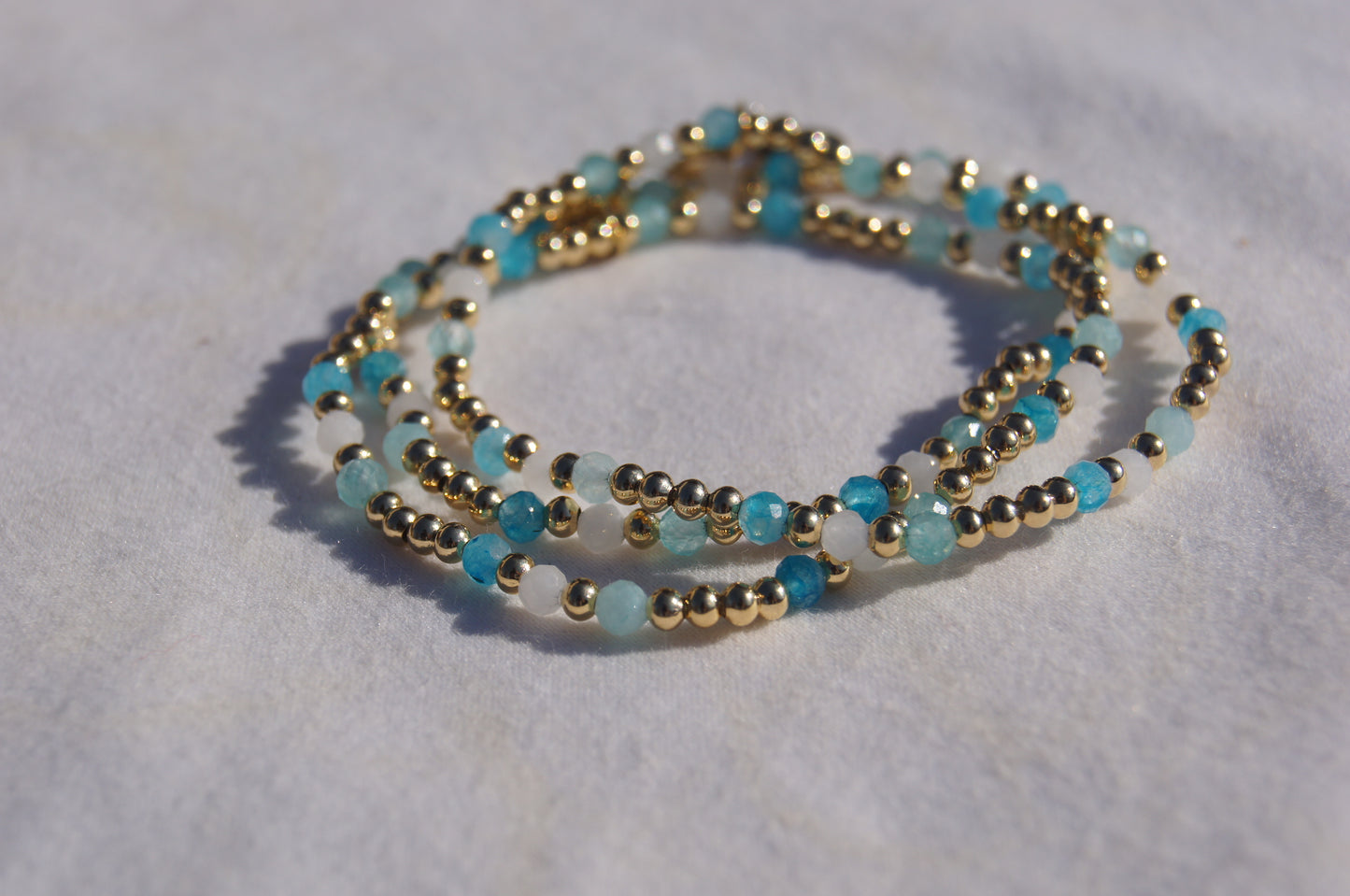 Water You Drinking Bracelet- 14k Gold Plated Elastic Stretch Bracelet