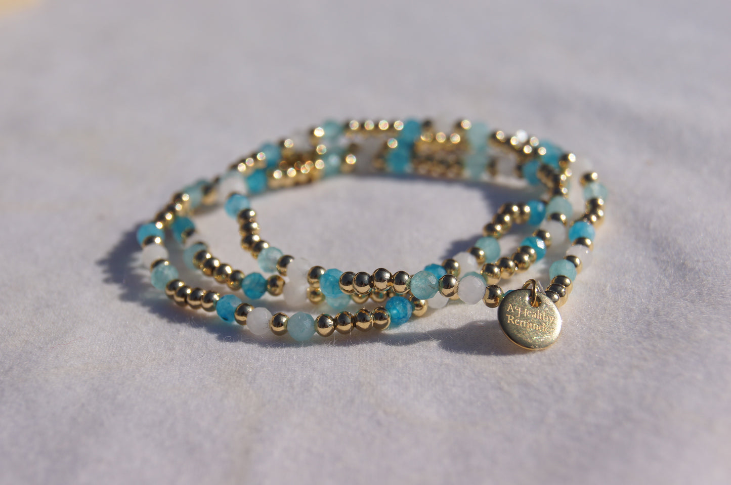 Water You Drinking Bracelet- 14k Gold Plated Elastic Stretch Bracelet