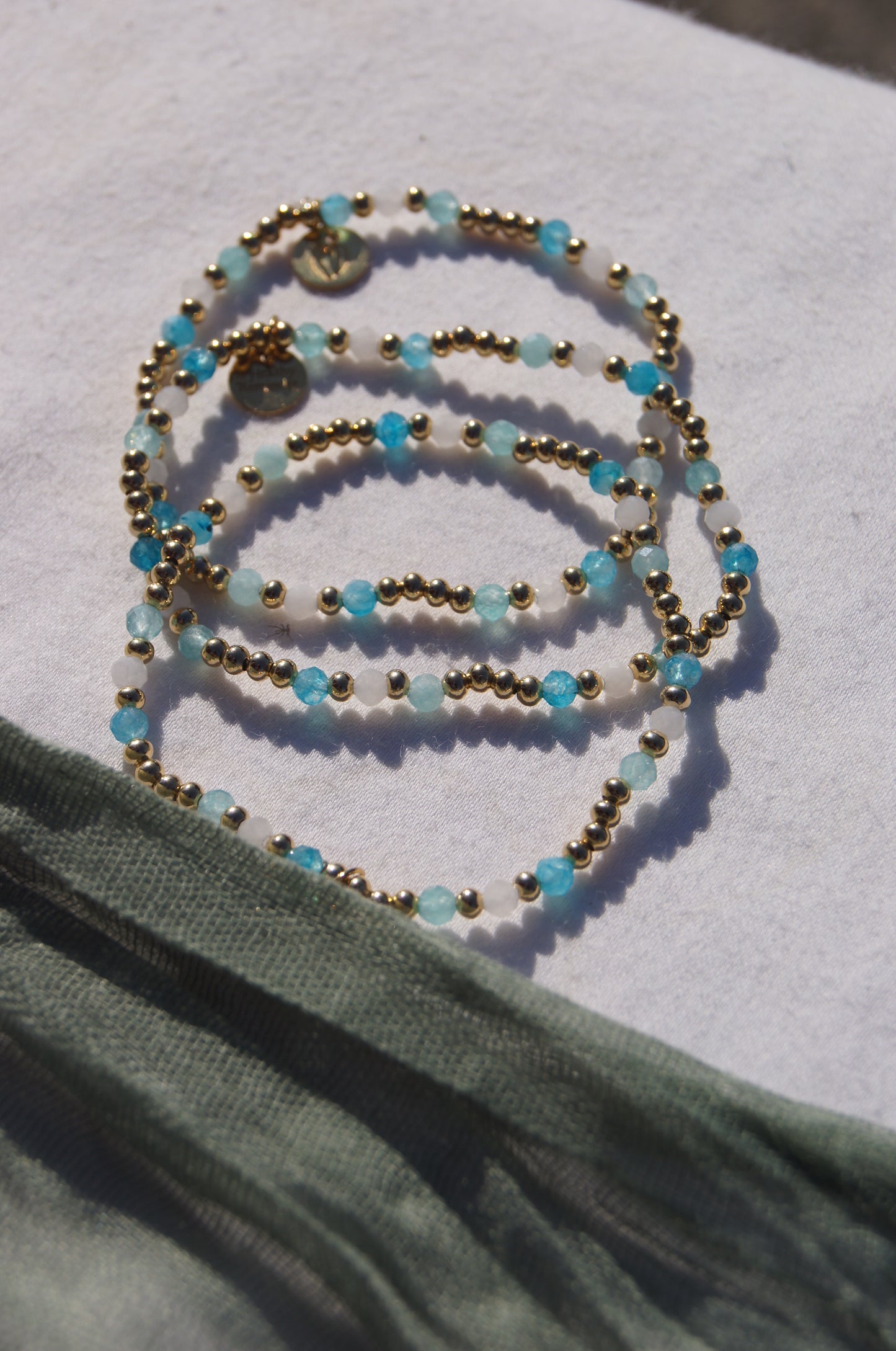 Water You Drinking Bracelet- 14k Gold Plated Elastic Stretch Bracelet