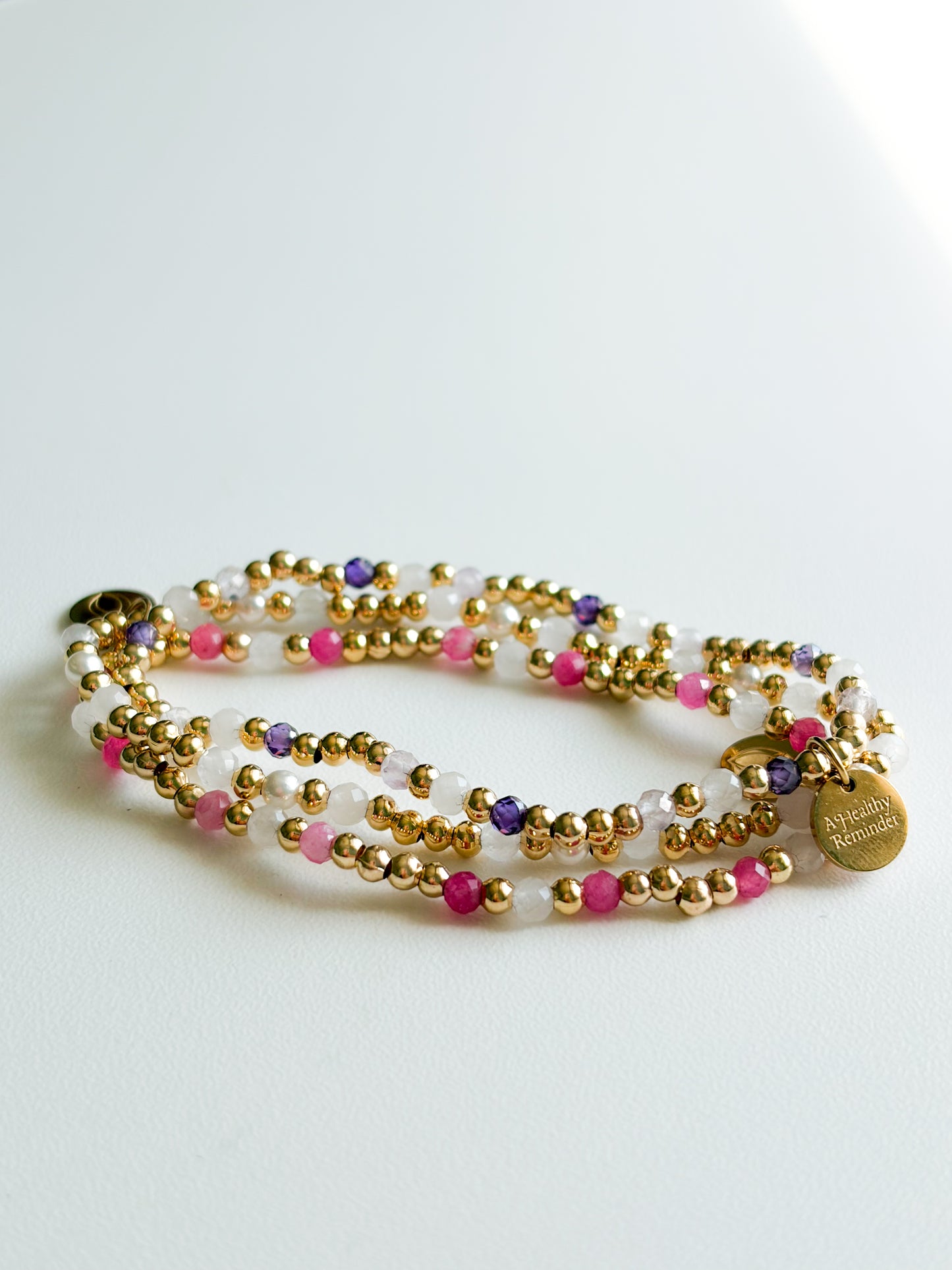 Wellness Trio Set - White,Purple,Pink