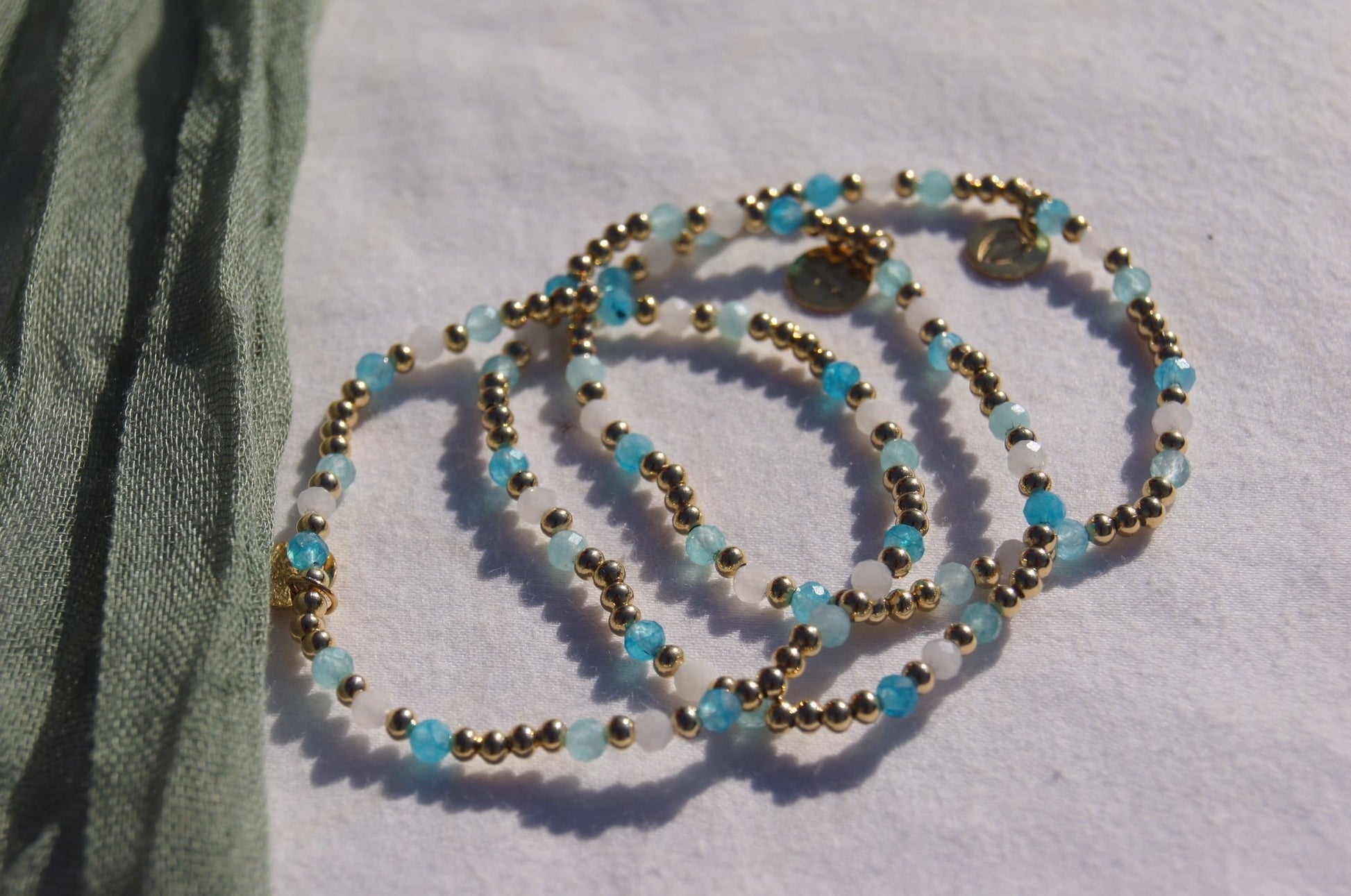 Water You Drinking Bracelet - 14k Gold Plated Elastic Stretch Bracelet - A Healthy Reminder