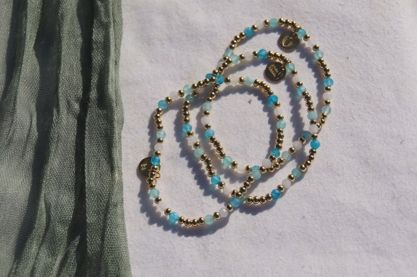 Water You Drinking Bracelet - 14k Gold Plated Elastic Stretch Bracelet - A Healthy Reminder