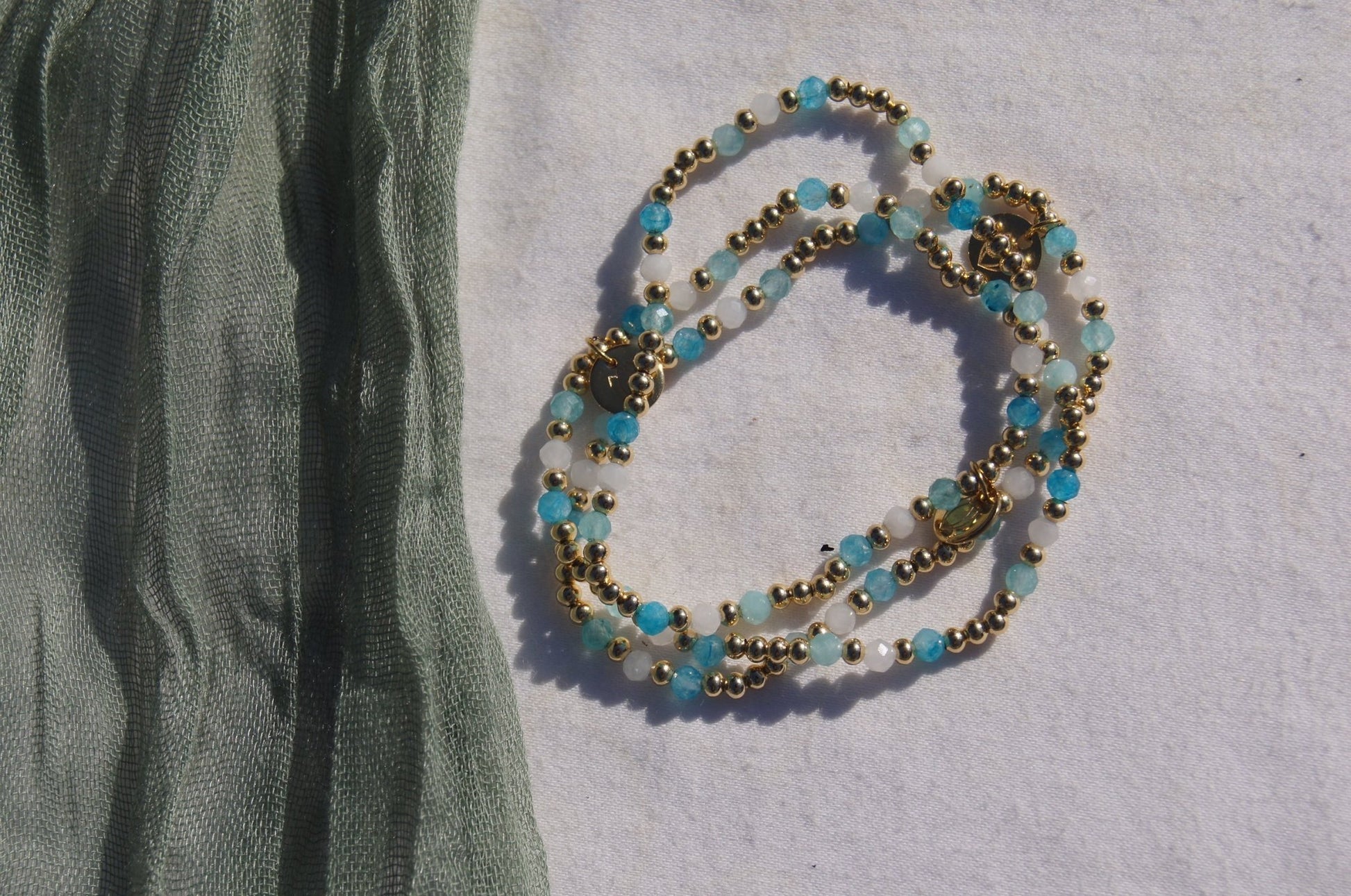 Water You Drinking Bracelet - 14k Gold Plated Elastic Stretch Bracelet - A Healthy Reminder