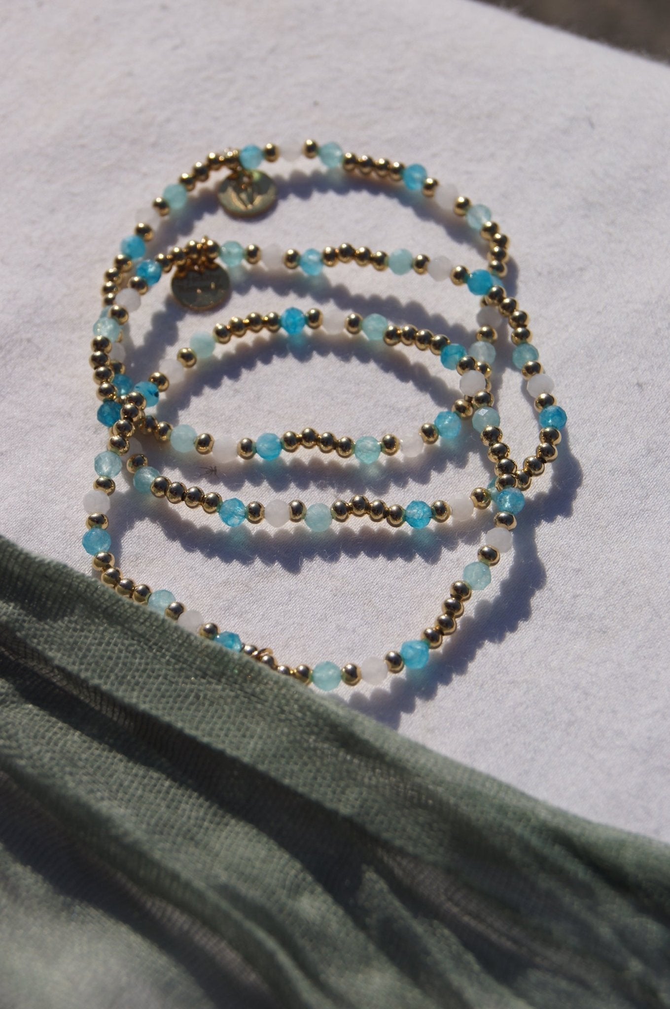 Water You Drinking Bracelet - 14k Gold Plated Elastic Stretch Bracelet - A Healthy Reminder