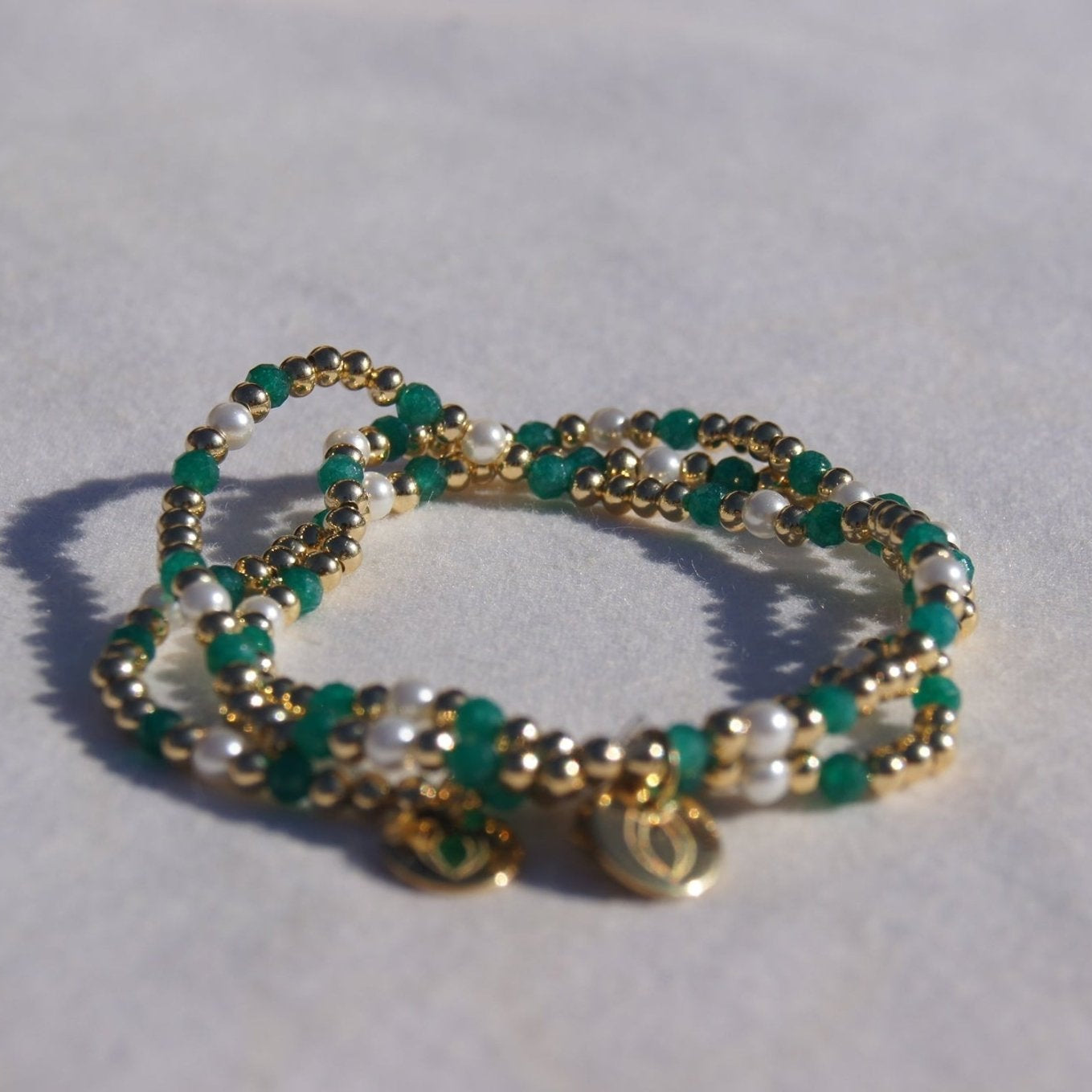 We Beleaf In You Bracelet - 14k Gold Plated Elastic Stretch Bracelet - A Healthy Reminder